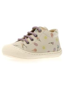 Naturino , Kinder , Lauflernschuh »COCOON PR. FRESHEN MILK« Barfußschuh mit buntem Print, Größenschablone zum Download , beige Eistüten , 26 , 26 ,...