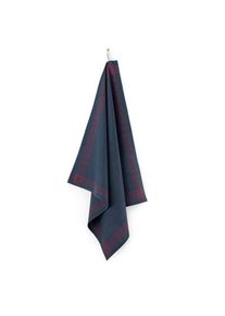 Leinenweberei Vieböck Geschirrtuch Baumwolle dunkelblau Dunkelblau-Rot