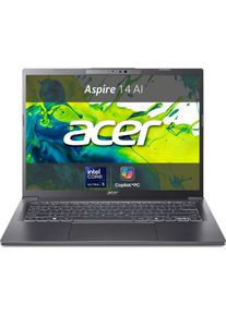 Acer Aspire 14 AI (14", 512 GB, 16 GB, Italienisch), Notebook, Grau