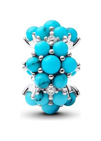 Pandora, Kettenanhänger, Türkisfarbener Ozean-Charm, (Sterling-Silber, Silber 925, Emaille Beschichtung)