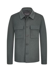 Marc O'Polo Grote Maten - Marc O'Polo - Doubleface overhemd van een wolmix - 5XL