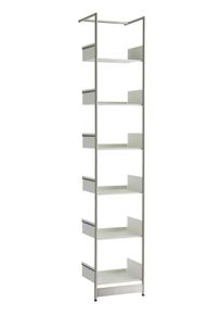 MOX STUDIO Pool 220 Étagère penchée Mox Structure chrome mat étagères blanc