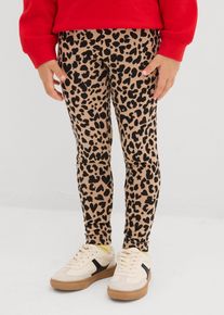 Leggings i av elastisk økologisk bomull (2-pack), grå, størrelse 104/110, bonprix