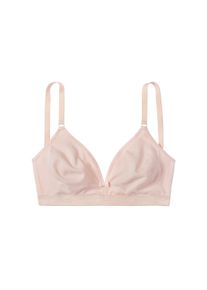 Petite Fleur Dames Soft-beha in perzik + air + limoen ,maat 75AA, Witt, 75% Katoen, 15% Elastan, 10% Polyester