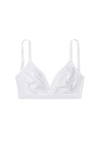 Petite Fleur Dames Soft-beha in 3x wit ,maat 85B, Witt, 75% Katoen, 15% Elastan, 10% Polyester