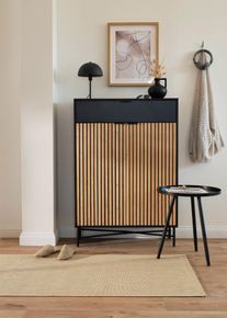 Tavolino in metallo, Nero, Taglia 50 cm, bonprix