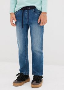 Jeans con elastico in vita mid waist, Blu, Taglia 98, bonprix