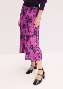 Gonna plissettata, viola, Taglia 54, bonprix
