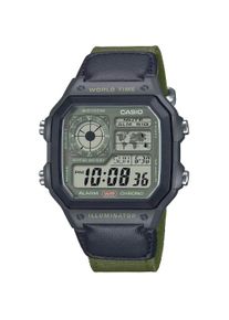 Casio, Armbanduhr, AE-1200WHUB-3AVEF, Schwarz, (Chronograph, 43 mm)