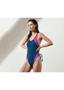 Tchibo - Sport-Badeanzug - Damen - Gr. 40 - blau