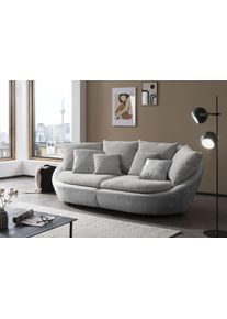 Trendmanufaktur Big-Sofa »Maui in grau, Größe B/H/T: 237 cm x 87 cm x 131 cm