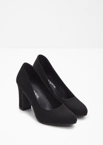 bonprix Mujer, Zapatos de tacón, negro, 38