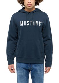 bonprix Bluza z kapturem Mustang Bronson z czystej bawełny organicznej, niebieski, 48/50 (M)