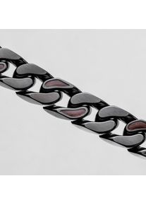 Holzkern bracelet for men and women Bodyguards (walnut/dark grey) made of natural wood, size adjustable