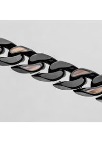 Holzkern bracelet for men and women Bodyguards (zebrawood/black) made of natural wood, size adjustable