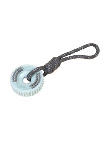 TIAKI Jouet à mâcher Roue à picots avec corde env.30x9x4cm pour chiens