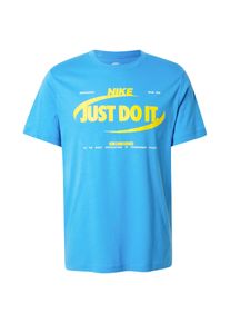 Nike Sportswear, Mænd, Bluser & t-shirts, Azur / Gul / Hvid, Størrelse XL