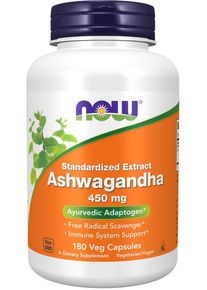 Now Foods Standardized Extract Ashwagandha - 450 mg, 180 Kapseln