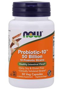 Now Foods Probiotic-10 50 Billion, 50 Kapseln