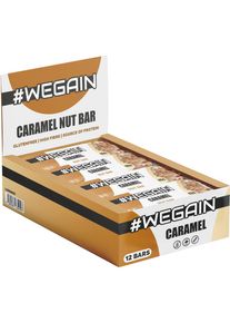 #WEGAIN Nut Bar, 12 x 40 g Riegel, Caramel