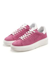 ELBSAND Dames Sneaker in pink ,maat 39, Witt, 95% Leer, 5% schaapsleer