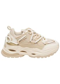 Buffalo Trampki niskie dla kobiet kremowy / piaskowy Rozmiar 36