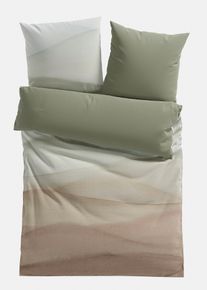 Parure de lit réversible à motif aquarelle - beige - taille 135x200 cm - 100% coton - bonprix