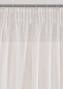 Voilage texturé (1 pce) - blanc - taille 245x140 cm - bonprix