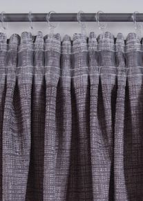 Rideau opaque à structure chinée (1 pce) - gris - taille 175x140 cm - bonprix
