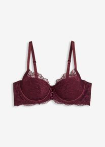 Soutien-gorge &agrave; coques en dentelle - marron - taille 105C - bonprix
