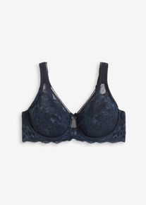 Soutien-gorge minimiseur &agrave; bretelles rembourr&eacute;es - bleu - taille 120C - bonprix
