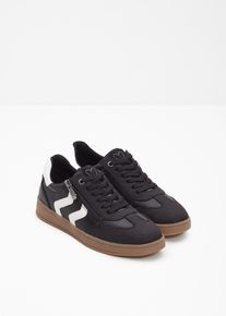 Sneakers Marco Tozzi look r&eacute;tro - noir - taille 36 - bonprix