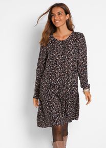 Robe en viscose fluide - noir - taille 44 - Viscose - bonprix