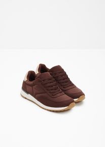 Sneakers - marron - taille 37 - satin - bonprix