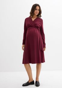 Robe fluide pour la grossesse et l’allaitement - rouge - taille 50/52 (XL) avec coton - bonprix