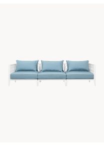 Eichholtz Sofá de exterior Ocean Club Blanco, Azul An 28 x F 93 cm