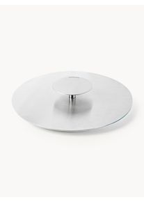 knIndustrie Tapadera Crete Plateado Metal Ø 24 cm