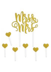Mrs & Mrs Cake Topper