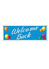Welcome Back Sign Banner
