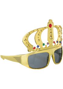 Amscan Lunettes de fête King Of The Day teintées or