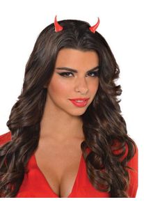 Amscan Mini devil horns with hair clips