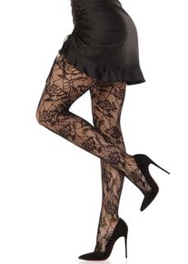 Collants en filet Wild Rose