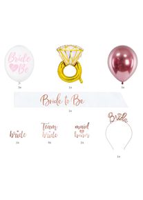 partydeco Rose gold party package for JGA, 22 pieces