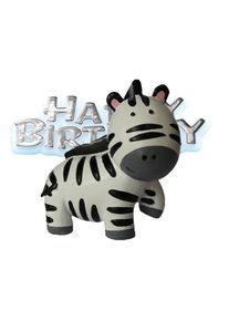 Geburtstags Tortendeko Set Zebra