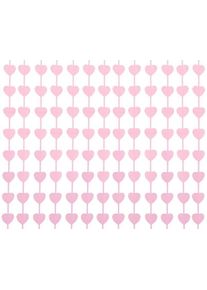 DIY Backdrop Vorhang Herzen in Rosa - Fotobox 2m