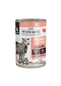 12x400g Wiejska Zagroda Dog Puppy lam hondenvoer nat