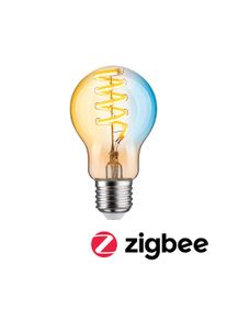 Paulmann Filament 230 V Smart Home Zigbee 3.0 LED-pære E27 600lm 7,5W Tunable White dæmpbar Guld