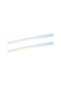 Paulmann LED-underskabsarmatur Inline Udvidelsessæt Tunable White 2x4W 350x26mm 2x350lm 24V Mat hvid