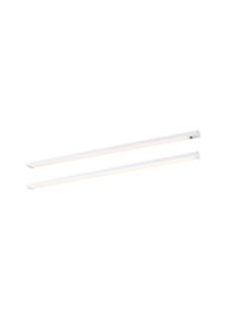 Paulmann LED-underskabsarmatur Inline Starts&aelig;t 3000K d&aelig;mpbar 2x6W 550x26mm 2x500lm 24V Mat hvid