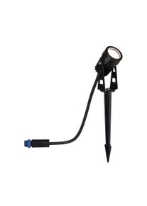 Paulmann Plug & Shine LED-haveprojekt&oslash;r Varmhvid Enkelt spot IP65 3000K 2W Sort